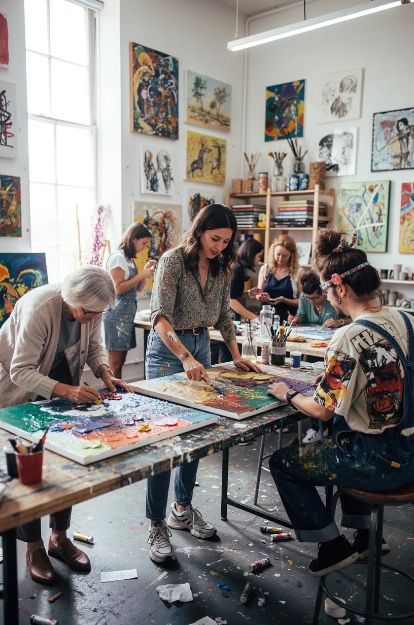Collaboration in crafting: opportunities for hobbyists.